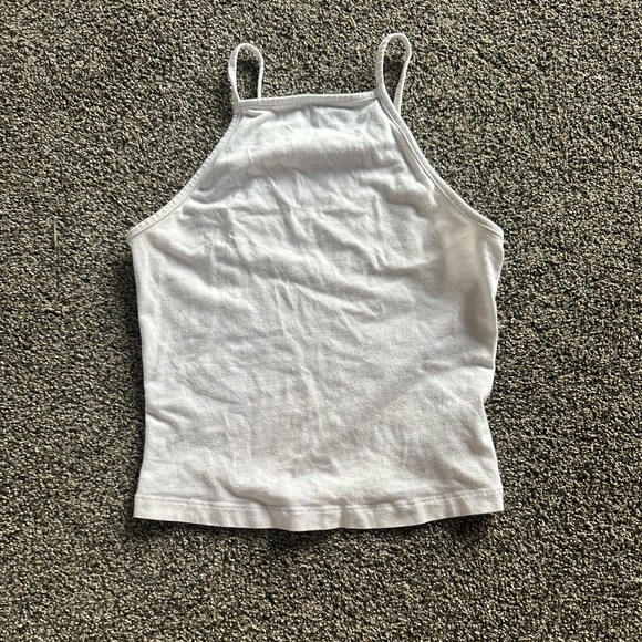Garage White Tank Top for Women - Picture 1 of 3